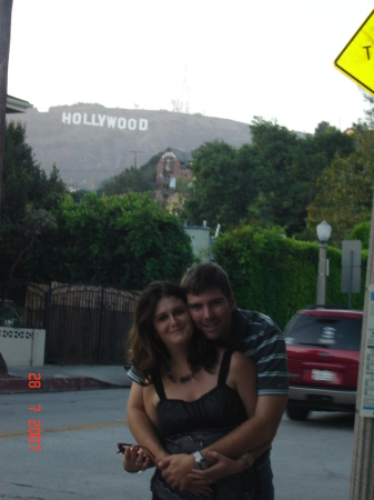 Hubby and I in Hollywood.