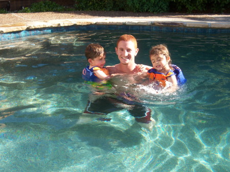 Aidan, Uncle Mike & Heidi