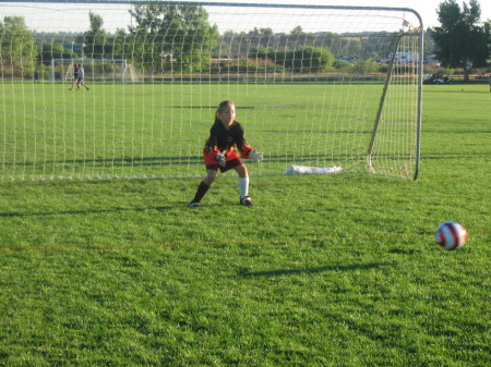 My Daugther Caitlyn the Goalie