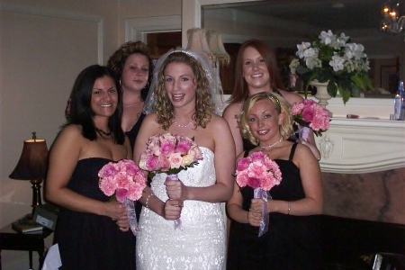 Angie and bridesmaids