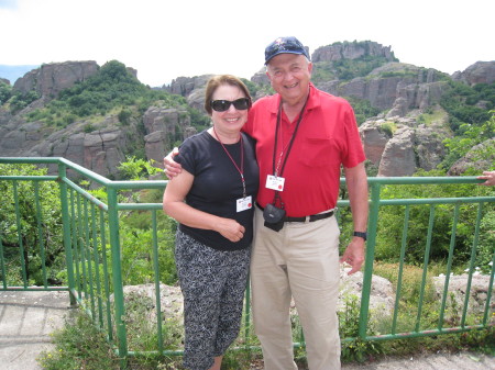 Ev and Marv in the Bulgarian mountains