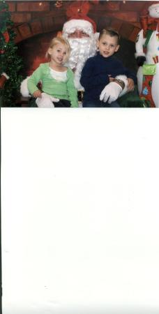 Deven & Kady with Santa