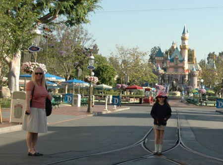 Josephine & Lucy at Disneyland