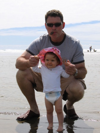Cannon Beach With My Baby Gracie