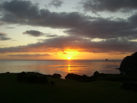 Sunrise in Hahei, New Zealand