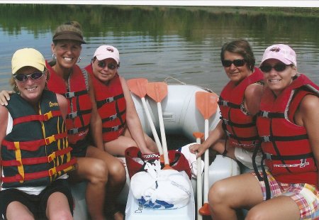 River rafting 2008 with girl friends