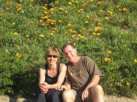 Christine & I  in spring 08