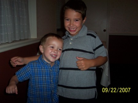 Our Nephews: Brenden & Mathew