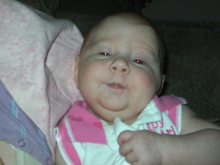 My Granddaughter again at 2 months
