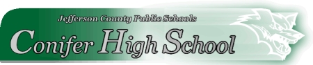 Conifer High School Logo Photo Album