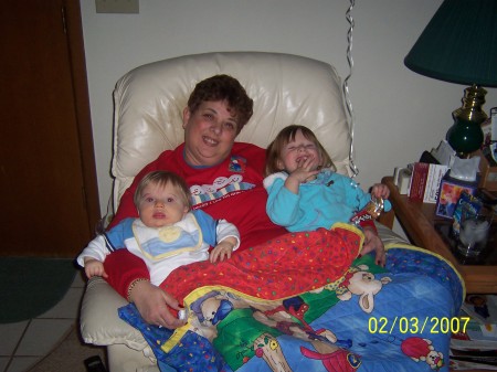 Grandma with Lauren and Colin
