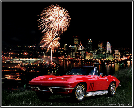 Pittsburgh with Corvette