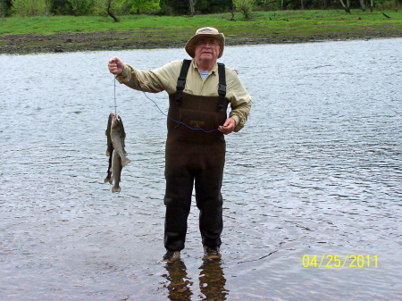 Jim with the rainbow