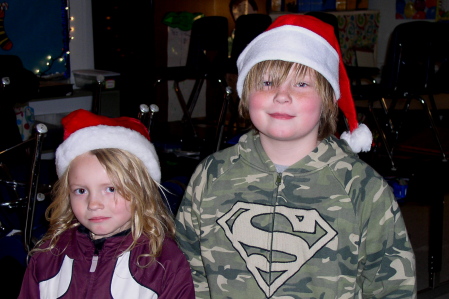 My son and daughter ....Dec 2007