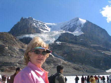 Pam on Glacier Icefields