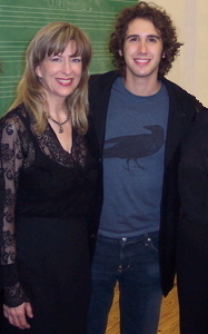 Performing with Josh Groban