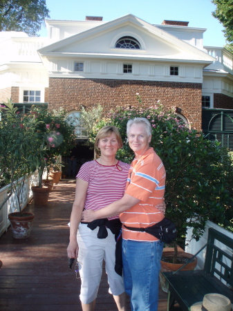 Bill and I at Monticello, Oct. 2007.