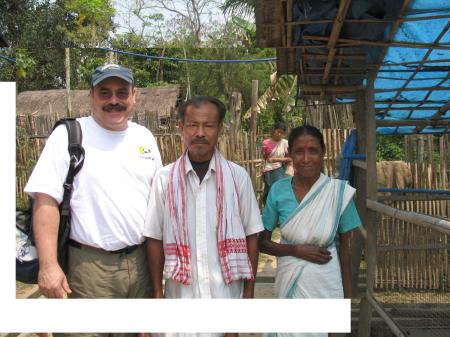 Wayne & Village neighbors Assam School 2008