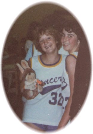 Emily & Kelly Girls Basketball 1983