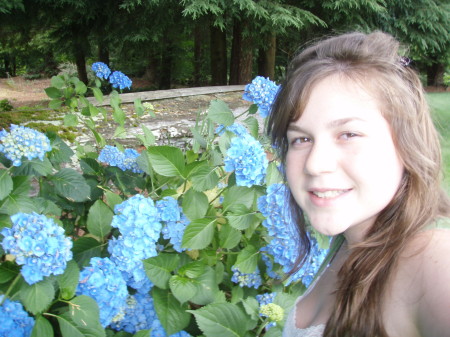 lexie and flowers