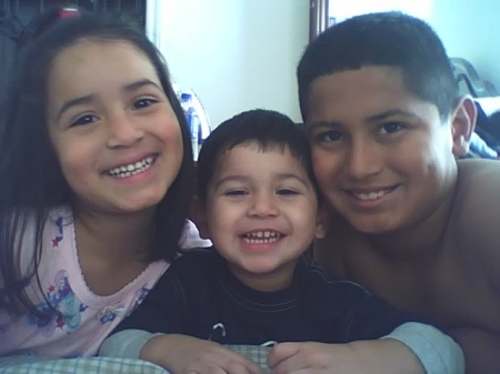 Our 3 kids- Carissa, Carlo & Cristian
