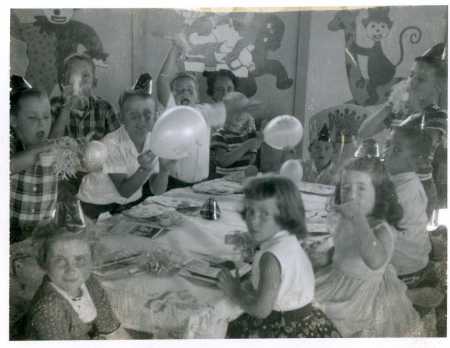 Denny Boyd's 4th birthday party 1958