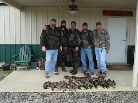 Duck Hunting with friends West Arkansas