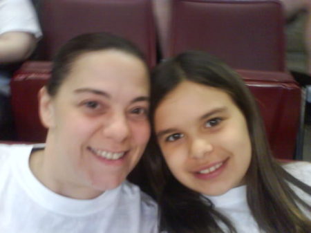 me n alex at sixers playoff game 1