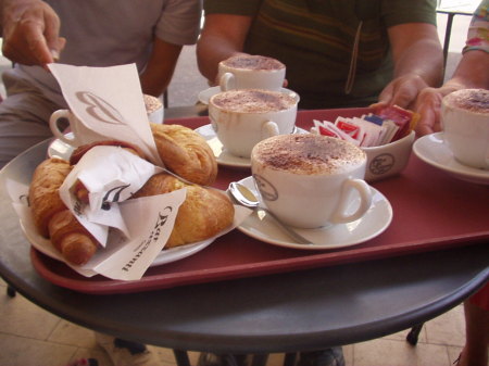 capuccino and coronetti