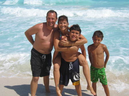 My guys & me in the Yucatan