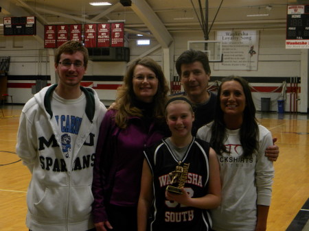 Wichser Family Shot at Basketball  2011