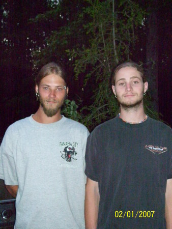 Our sons Mark, 25 & Robert Allan, 24