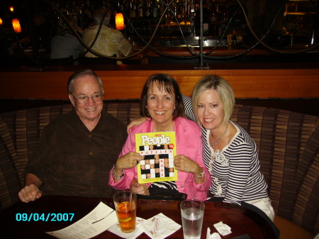 Ted, Cindy and Lisa. Cindy still has birthdays