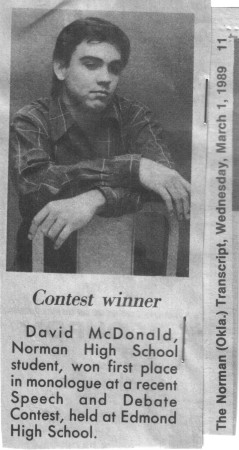 dave speech contest winner 3-1-1989