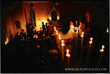 Our Candlelit Wedding Ceremony