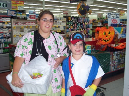 Marlayna and Caleb on Halloween