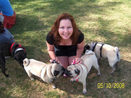 Me & my dogs May 10, 2008