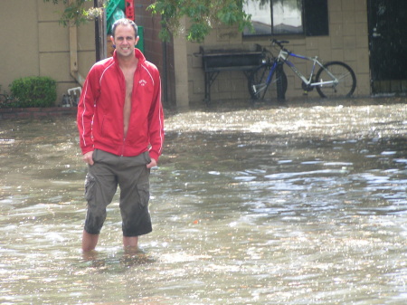 Rain on the streets of Sacto