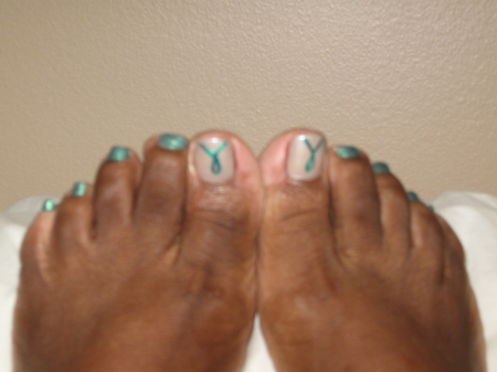 Teal Toes