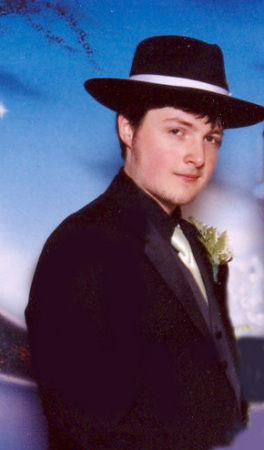 This is Jason at 17, looking cool for Prom.