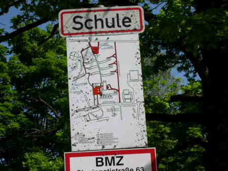 sign - with building layout of mahs