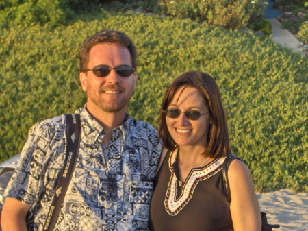 Sheila and I in Oceanside in 2006...