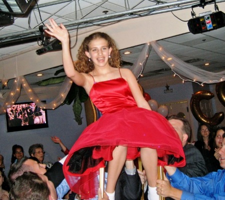 Courtney had a GREAT time at her Bat Mitzvah.