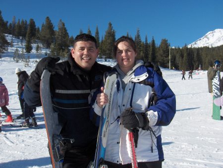 Skiing at Shasta