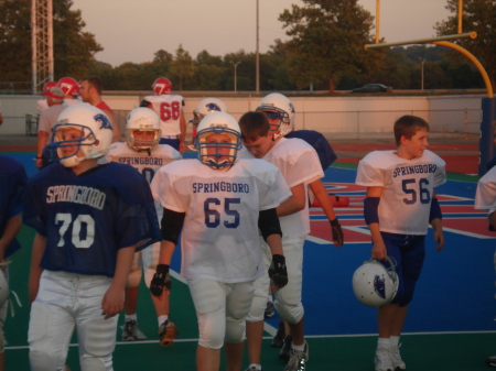 My Son #65 at UD Football Camp