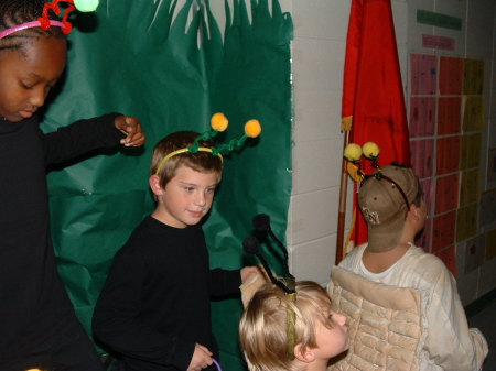 Alex in his play the Bugz!