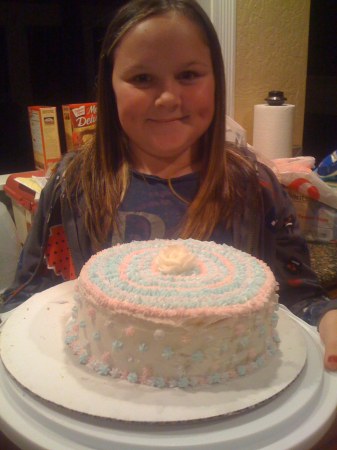 Tiffany"s first cake