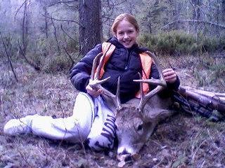 daughter Kylee first deer 2007