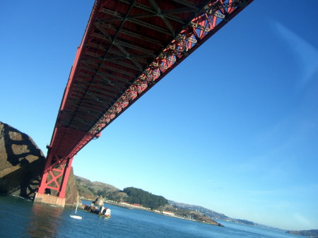 flying under the bridge