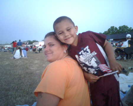 kelly and  nephew devin 2008